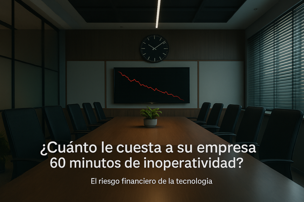 Cuanto le cuesta a su empresa 60 minutos de inoperabilidad?